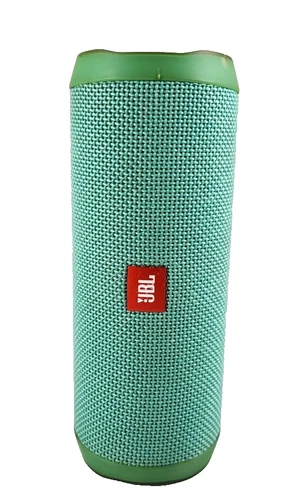 JBL Flip 4 Portable Bluetooth Speaker-Multicolor Green-No Charger