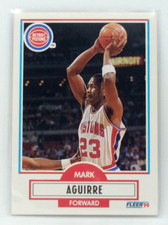1990 Fleer #54 Mark Aguirre Card