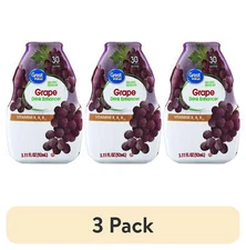(3 pack) Great Value Grape Liquid Drink Enhancer, 3.11 fl oz Bottle