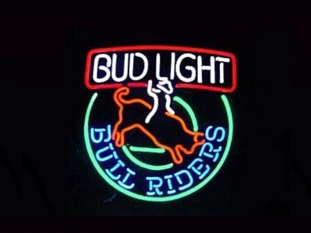 Ne Rodeo Bull Rider Beer Logo 24"x20" Neon Light Sign Lamp Bar Wall Decor