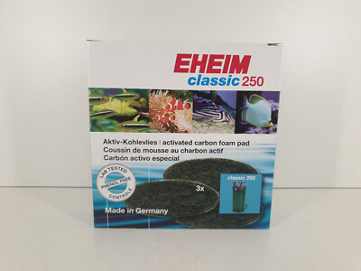 Eheim Außenfilter Classic 250 (2213) Aktiv-Kohlevlies [2628 130] 3 Stück NEU