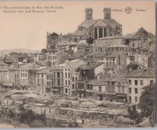 Verdun vue panoramique et Rue des Royeurs 1900s Vintage Postcard Posted