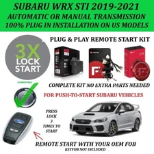Remote Starter Kit for SUBARU WRX STI 2019-2021 AUTO & MANUAL TRANSMISSION