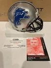 Yale Lary signed Detroit Lions Riddell Mini Helmet Autograph w/"HOF 79" COA