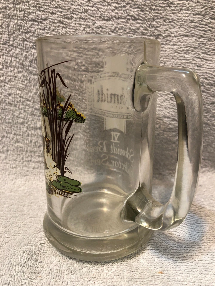 Taza de colección Schmidt's Beer Collector serie 1 6 VI Northern Pike Foto 3 de 4