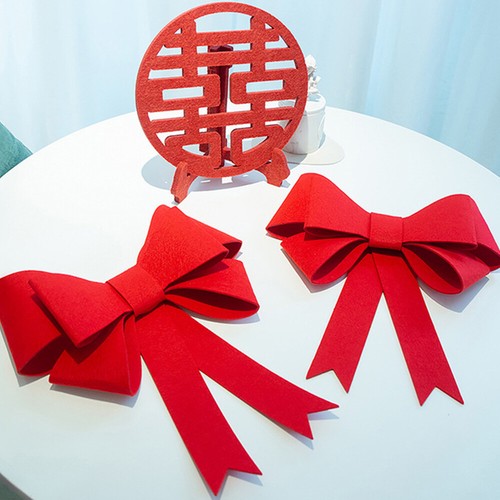 1PC Present Wrapping Bows Red Wedding Bows Large Bows for Gift Wrapping - 第 6/12 張圖片