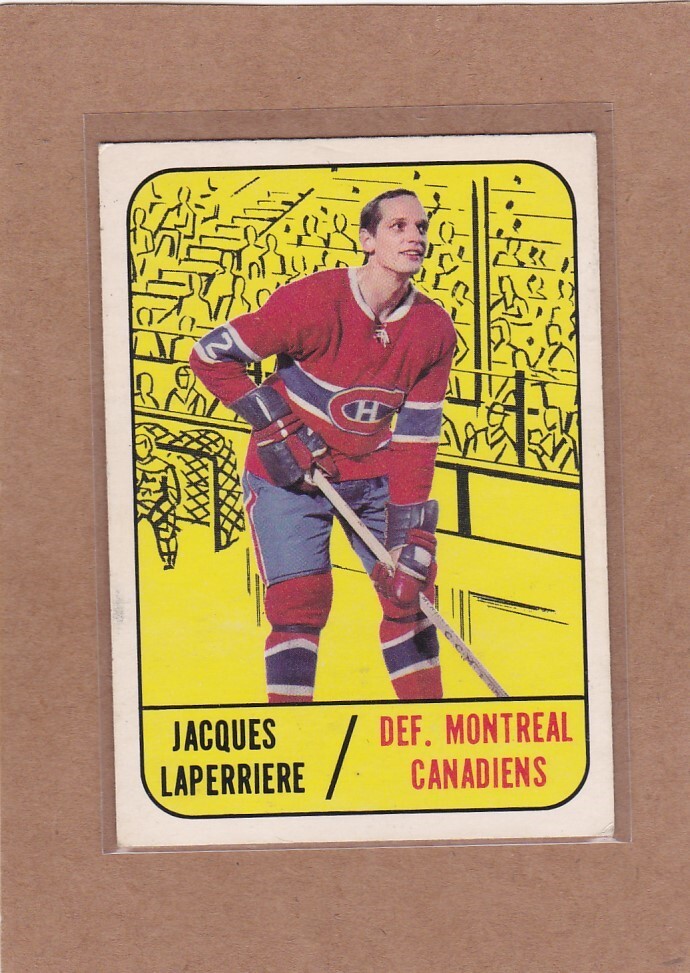 Jacques Laperriere #7 Hockey Cards 1967 Topps trading card — raw and PSA graded price guide