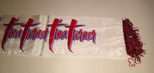 Tina Turner Break Every Rule 1987 Concert Tour Scarf red white blue - Bild 3 von 4