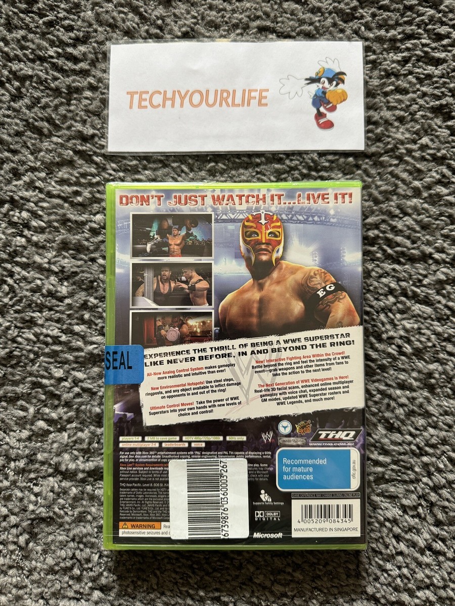 Brand New Factory Sealed WWE Smackdown vs Raw 2007 Xbox 360