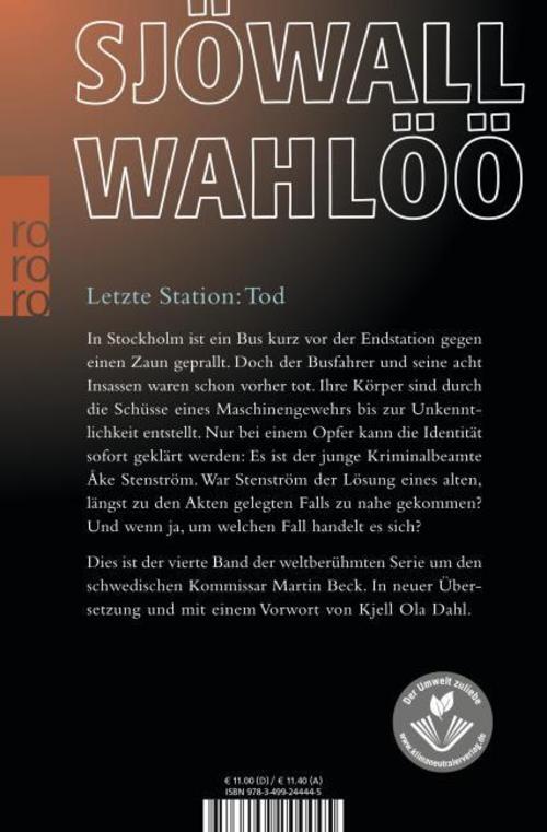 Thumbnail - Endstation Für Neun Per Wahlöö