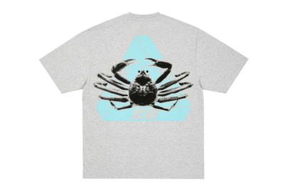 PALACE Osaka T-Shirt 蟹 PALACE Osaka T-Shirt Black White Grey Marl 3colors | eBay