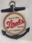 Vintage 1959 Stroh's Beer Anchor Sign Advertisement