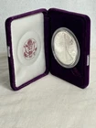 1992 US American Silver Eagle Coin Original U.S. Mint Velvet Presentation Case