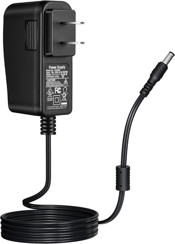 Security-01 AC 100-240V to DC 12V 0.5A/500mA Power Supply 1-Pack, Black - Picture 1 of 9
