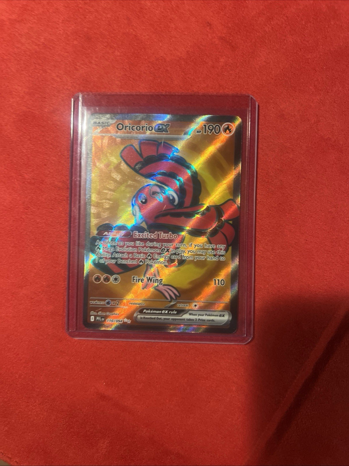 Oricorio ex 110/094 - Full Art Ultra Rare Phantasmal Flames - Pokemon TCG - NM