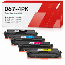 067 4PK Toner Cartridge Set for LBP631Cw LBP632Cdw LBP633Cdw MF651Cw MF653Cdw
