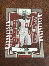 YaYa Diaby (RC) 2023 Absolute Green Foil #184 Buccaneers