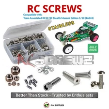 RCScrewZ Stainless Screw Kit asc160 for Associated RC10 '89 Stealth Masami | SET