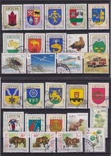 Lithuania Lithuania 28 used stamps (1992 - 2015)