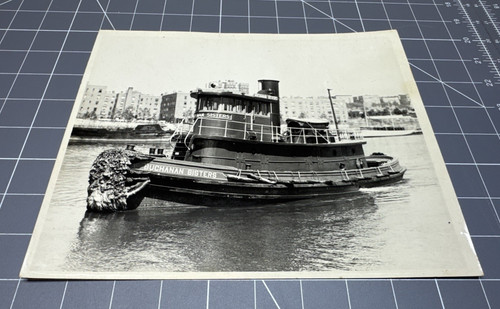 1938 Buchanan Sister  BOAT A.J Drummond vintage 8x10 photograph N.Y. City