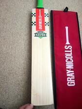 Gray-Nicolls Havoc Pro English Willow Cricket Bat SH 2lb 10oz + Cover