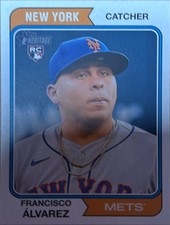 2023 Topps Heritage #388 Francisco Álvarez Silver Border