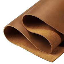 Genuine Leather Square for Crafting, 12"x24" Crazy Horse Leather Sheets Fabri...