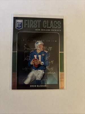 2024 Panini Donruss Elite - First Class Drew Bledsoe #9 Green