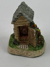 The Privy Outhouse Miniature Mini Fairy House Accessory David Winter Cameos