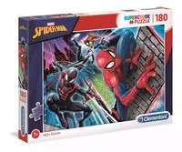 Puzzle 180 ElementóW. Supercolor. Spider-Man - Clementoni