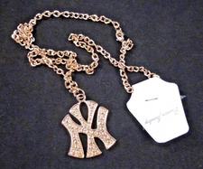 New York NY Rapper Necklace Gold 24" / 600mm Long Chain Jewellery x14 Job Lot !