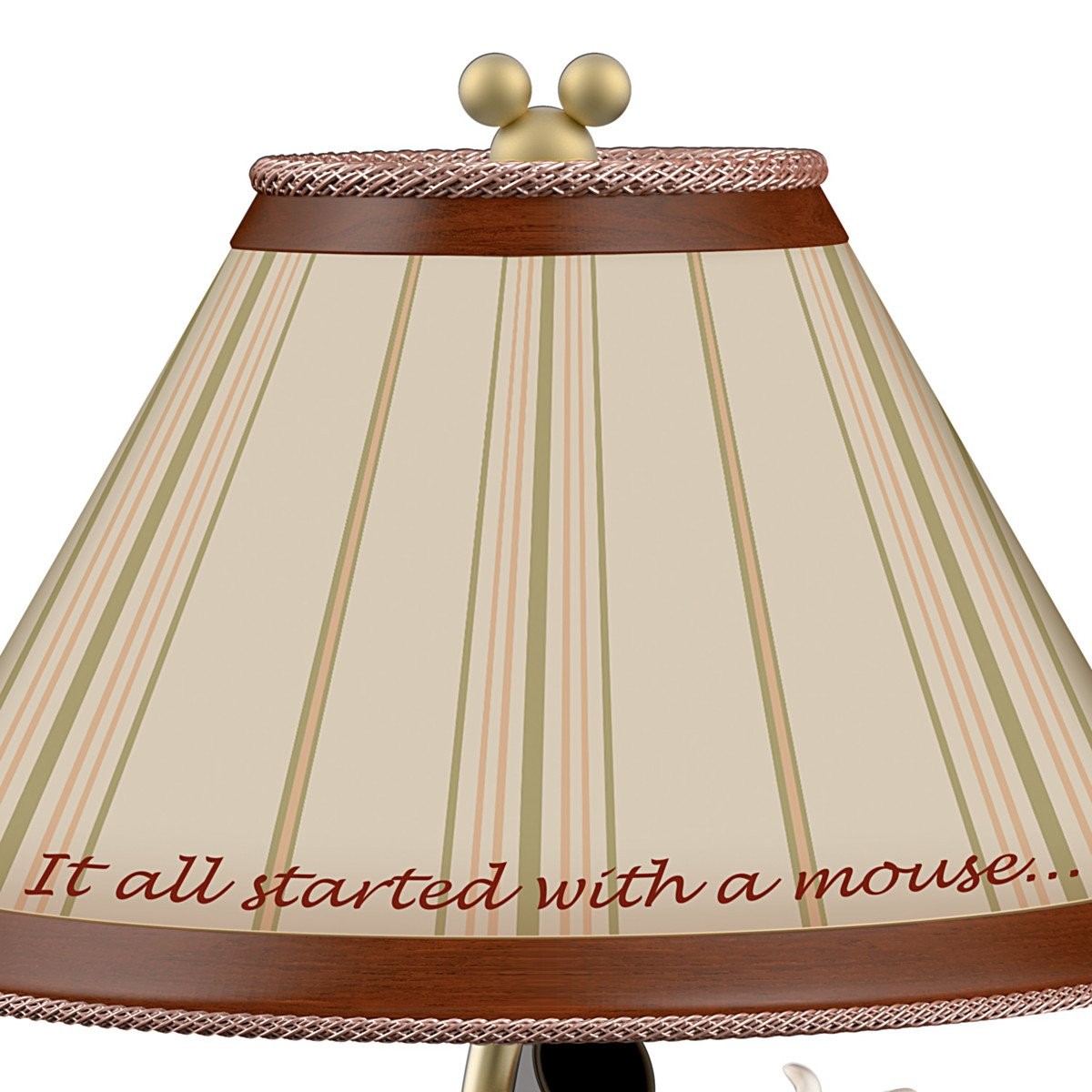 Bradford Disney Mickey Mouse Lamp Spinning Animation Base and