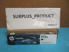 GENUINE HP 972A, F6T80AN BLACK INK PAGEWIDE SEALED BOX EXP. 10/24