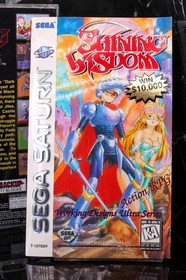 STUNNING Shining Wisdom (Sega Saturn, 1996) Complete with case and manual