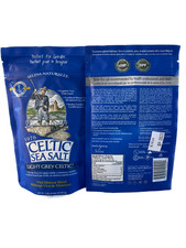 Light Grey Celtic Sea Salt 1 Pound Resealable Bag Additive-Free, Delicious Sea
