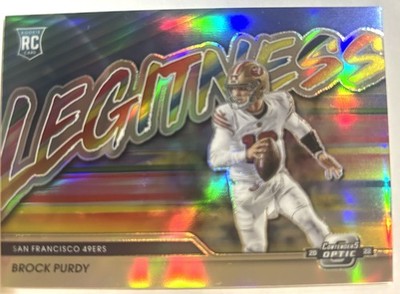 2022 Contenders Optic Brock Purdy RC Legitness Prizm Case Hit SF