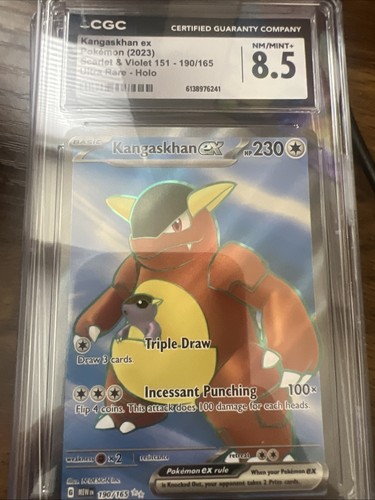 Kangaskhan ex graded CGC 8.5 for sale on eBay
