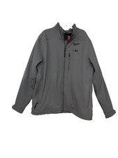 MILWAUKEE M12 Heated Gear Jacket Men's 2X Gray Full Zip Workwear XXL Battery