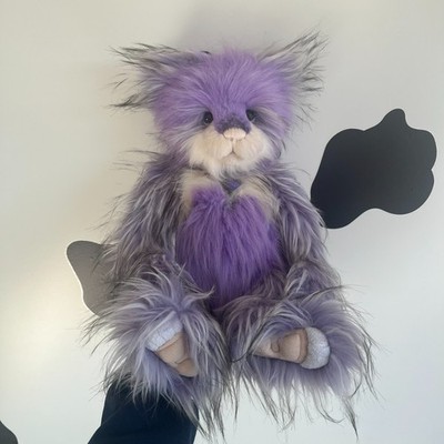 Charlie Bears - Soda Pop RARE! Purple, Card, Display Tag