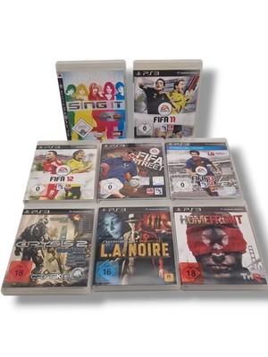  PlayStation 3 Spiele Sammlung PS3 La Noire Crysis 2 Homefront Fifa 8 Stück 
