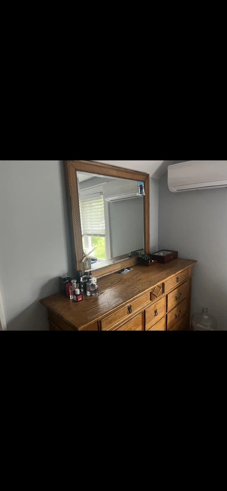 LEXINGTON FURNITURE Solid Oak American Country West Full Bedroom Set - Image 4 of 4