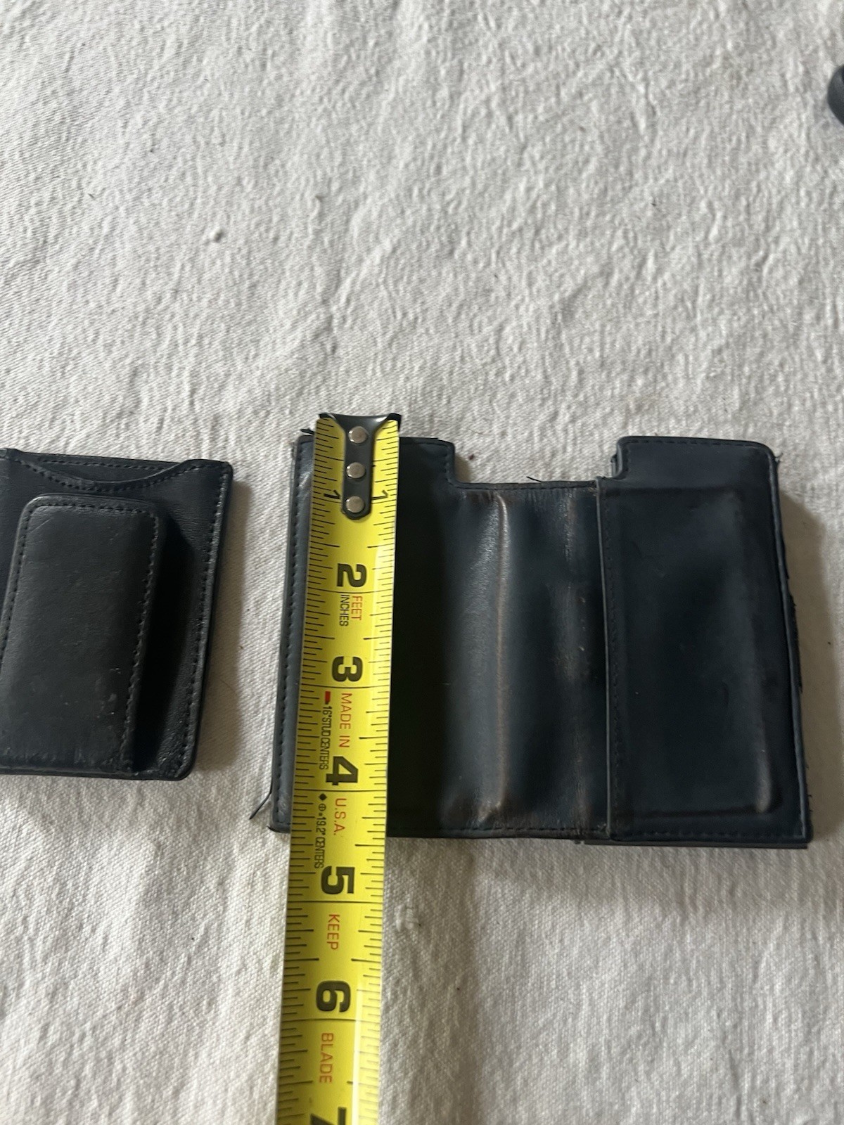 Lot of 2 Leather Minimalist Card Wallets – Ekster Parliament & Slim Clip Style
