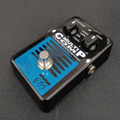 EBS Multicomp True Dual Band Compressor Pedal Bassgitarre Studio Edition