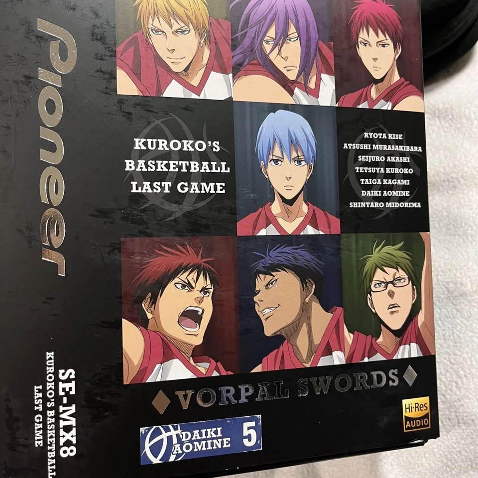 ÚLTIMO JUEGO × Auriculares de baloncesto Pioneer Kuroko's Daiki Aomine Se-Mx8-K usados Foto 4 de 4