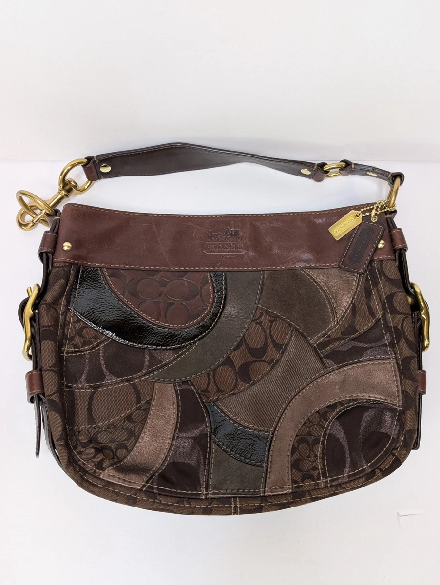 COACH ワンショルダーバッグ ショルダー ゾーイ ホーボー ブラウン
