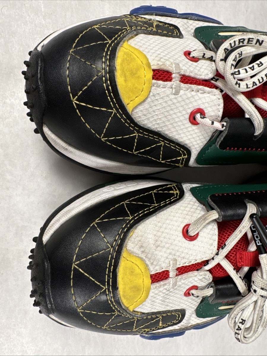 POLO RALPH LAUREN ポロラルフローレン　ZARED SK ATH POLO SPORT RALPH LAUREN PS200 Colorblocked Shoe Sneakers Men's