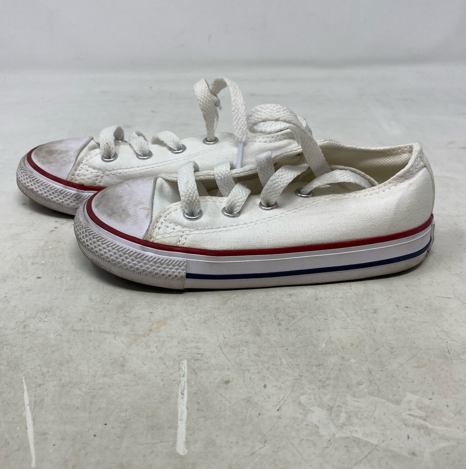 Converse Chuck Taylor All Star Low Infant/Toddler Shoes - Optical White, Size 8C