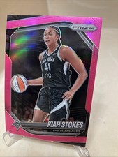 2025 Panini Prizm WNBA Kiah Strokes Prizm Pink /175 - Las Vegas Aces #58