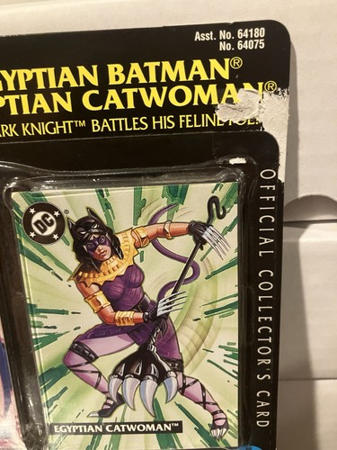 1994/95 KENNER LEGENDS OF BATMAN 4 FIGURES MOSC Egyptian 2 Pack Catwoman! - Picture 4 of 10