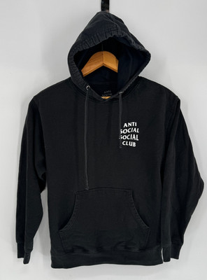 ASSC Anti Social Social Club Mind Games Hoodie Black Sweater Sweatshirt Sz M